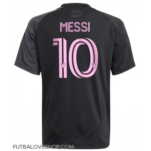 Dres Inter Miami Lionel Messi #10 Preč 2025-26 Krátky Rukáv